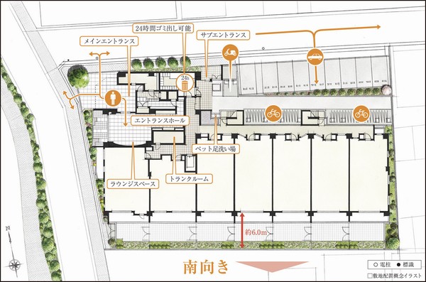 Interior. Site placement concept illustrations