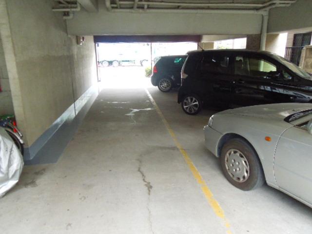 Parking lot. Common areas