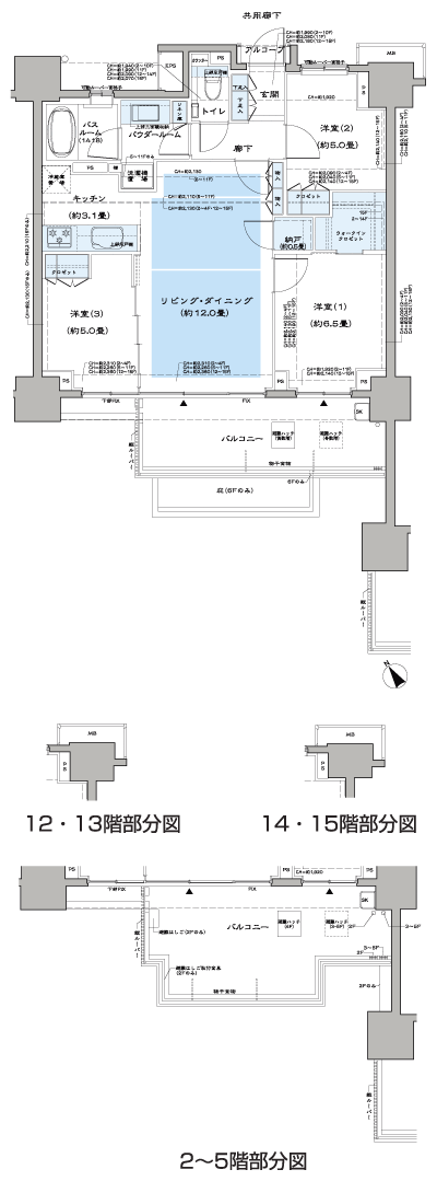 Floor: 3LD ・ K + N (storeroom) + WIC (walk-in closet), the occupied area: 70.58 sq m