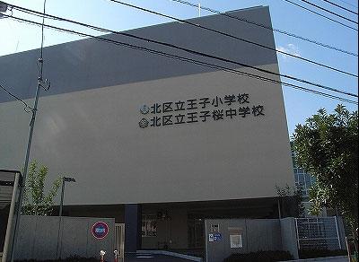 Primary school. 290m to the prince stand Kita Ward Elementary School