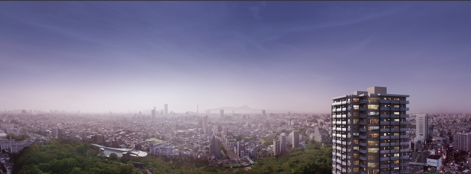 Published photograph of, Subjected to CG processing to those local 29th floor equivalent than shooting the west direction (11 May 2013), In fact the different in a composite of Exterior CG. View does not guarantee the future.