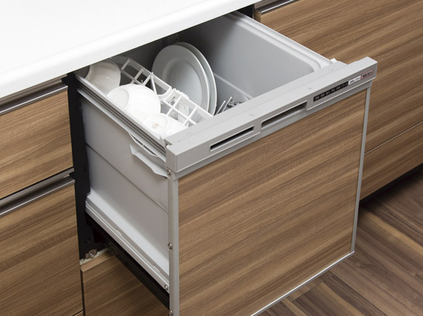 Kitchen.  [Dishwasher] Wash the dishes of large capacity, Easy to slide open type that is taken out easily put. In addition to realizing a water-saving and energy-saving compared to hand washing, It also shortened the time of cleanup.