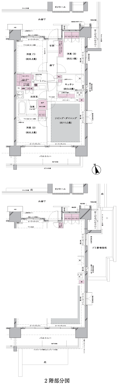 Floor: 3LDK + N + WIC, the occupied area: 70.04 sq m, Price: 44,400,000 yen, now on sale
