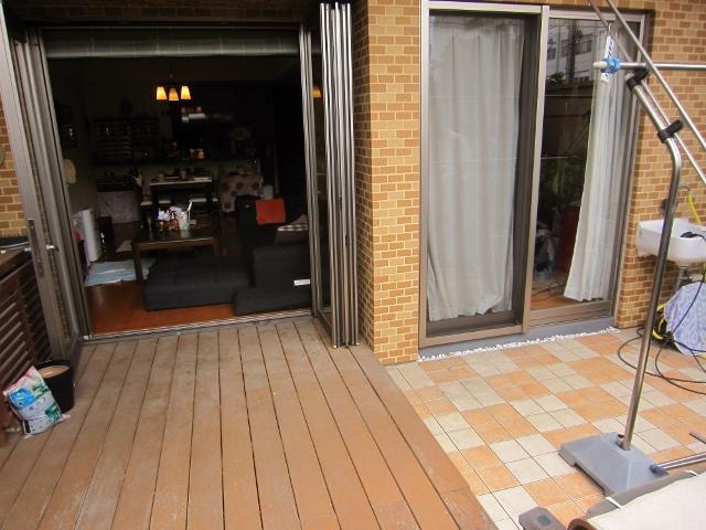 Non-living room. Open-air living room and terrace