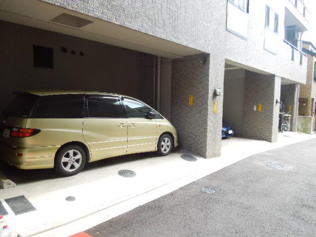 Parking lot. Common areas