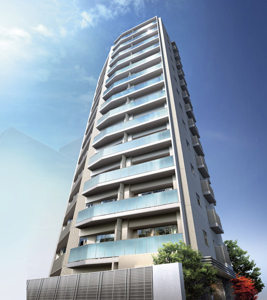 Building structure. <Geo ・ Initiative Tabata> Appearance (Rendering)