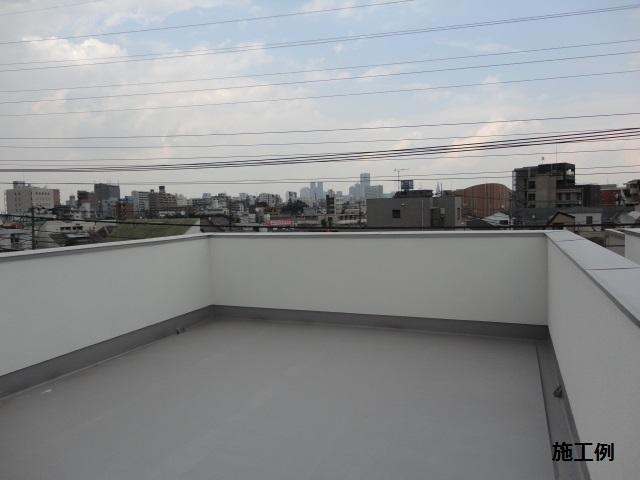 Balcony. Example of construction