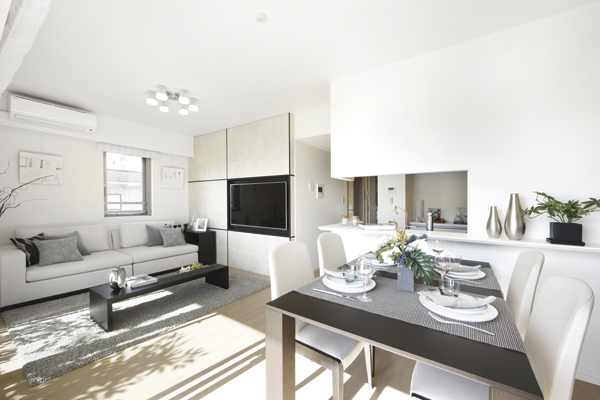 Living.  [living ・ Dining (70A1 type)]  ※ Those that were less than the published photograph of shooting the model room (11 May 2013), furniture ・ Furniture etc. are not included in the sale price.