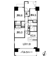 Floor: 3LD ・ K + WIC, the area occupied: 70.1 sq m, Price: 45,580,000 yen ~ 50,180,000 yen, now on sale