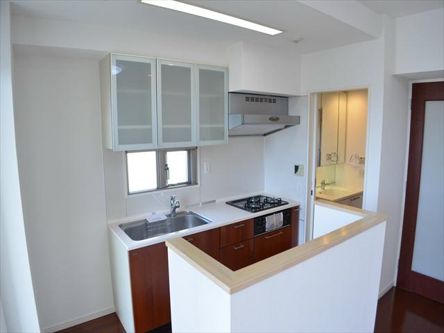 Kitchen. Kitchen with a counter