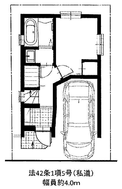 Compartment figure. Land price 22,680,000 yen, Land area 48.7 sq m
