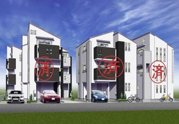 Rendering (appearance). Honchi building expected Figure 2