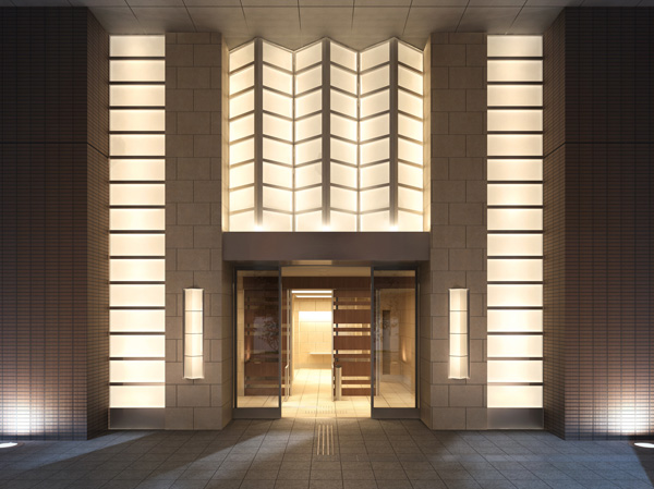 Buildings and facilities. If you live, Space to entertain those who visit the, Yet those that sophisticated a natural kindness to "adult contemporary" image. I was asked to share space, Yet the simple things that combines the natural kindness. Out the natural flavor by the wood tone finish of with a soft a taste lime stone and grade feeling, We designed a cozy warm feeling of luxury. (Entrance Rendering CG)