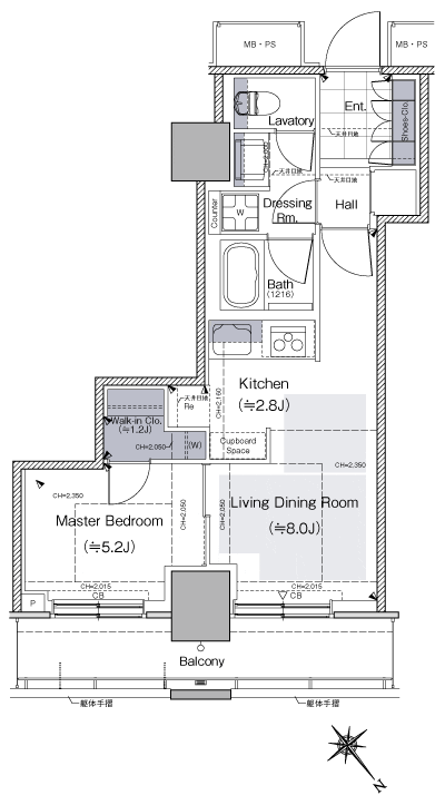 Floor: 1LD ・ K + WIC, the occupied area: 41.05 sq m, Price: 31,100,000 yen, now on sale
