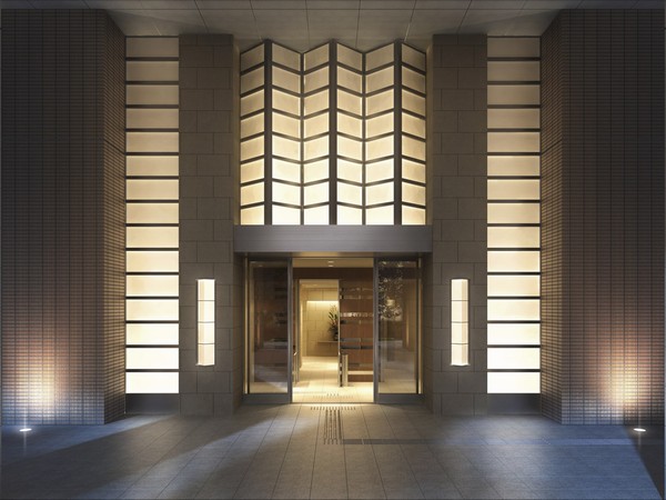  [entrance] Imposing appearance of the ceiling height about 7m. In soft look of light and materials, such as enveloping, People who live here, It greets warmly visitors