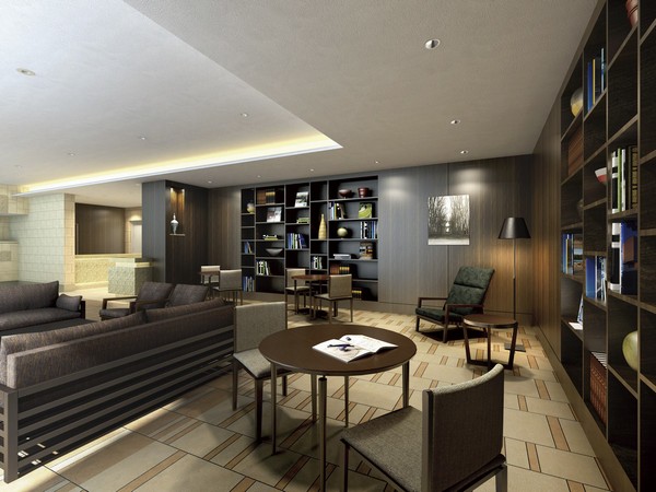  [Library] Space of relaxation spread to the back of the lounge. Partnered with large bookstore, Is scheduled to service that regularly equip the latest magazine is introduced