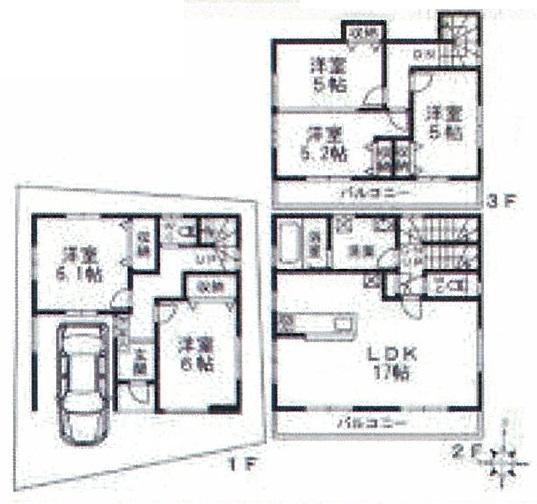 Building plan example (floor plan). Building plan example