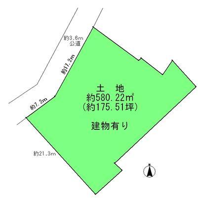 Compartment figure. Kita-ku, Tokyo Nishigahara 2-chome