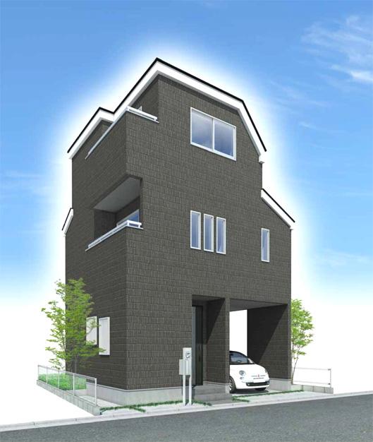 Rendering (appearance). Building completed image view
