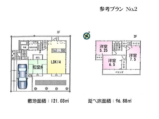 Compartment figure. Aerial photo of the peripheral Nakazato