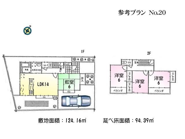 Compartment figure. Aerial photo of the peripheral Nakazato