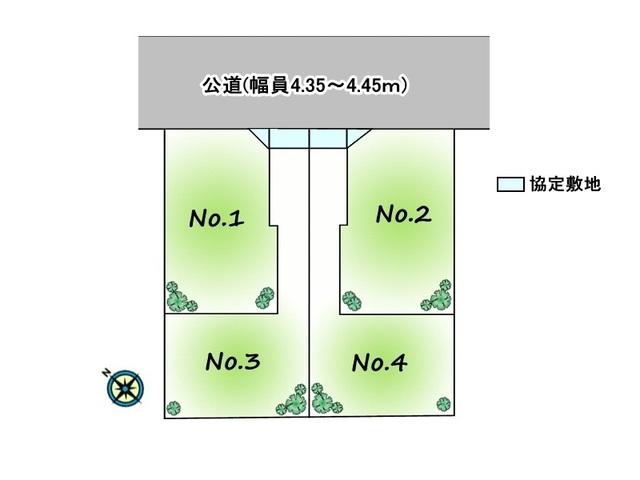 The entire compartment Figure. Kiyose Matsuyama 2-chome compartment view No. 3 place