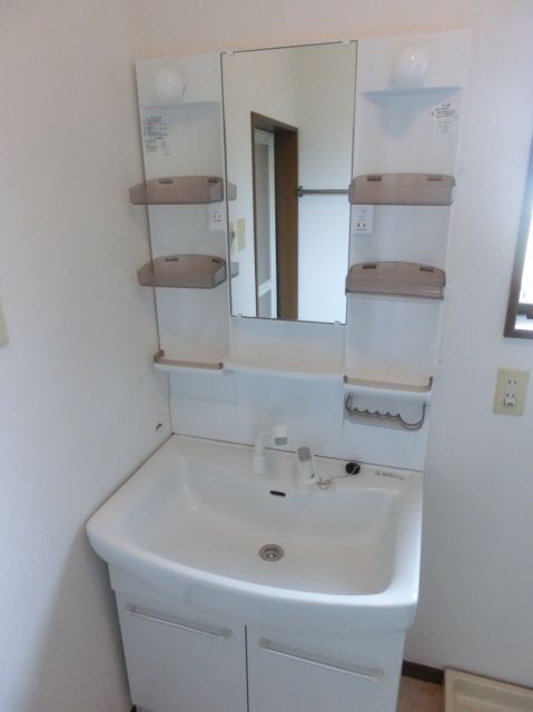 Washroom. It is very comfortable and spacious wash basin was