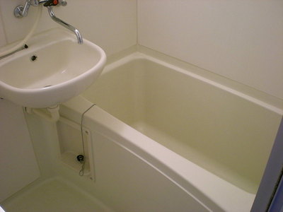 Bath. Bus toilet by
