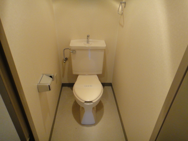 Toilet. Bus toilet is a separate room