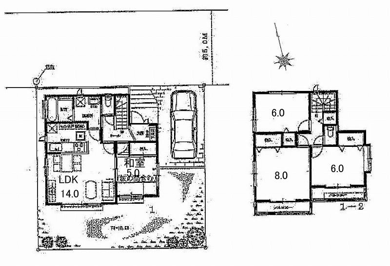 Floor plan. 43,800,000 yen, 4LDK, Land area 120.16 sq m , Building area 92.73 sq m