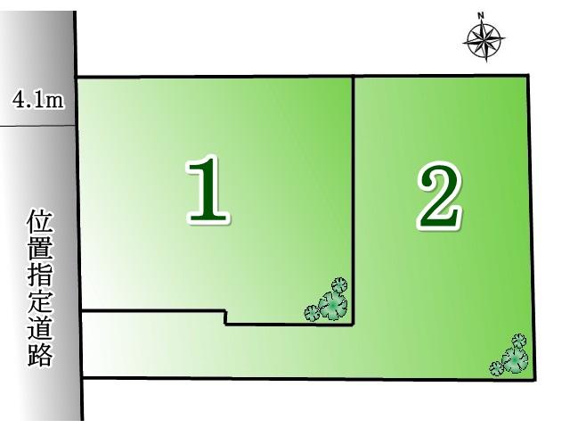 The entire compartment Figure. Kodaira Suzukicho 1-chome compartment view