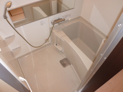 Bath. With a convenient bathroom dryer!