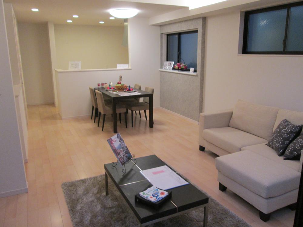 Living. Dining space I placed the furniture