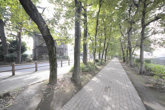 park. 214m until Nobidome water green road