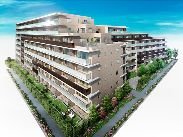 Buildings and facilities. Southeast Exterior - Rendering