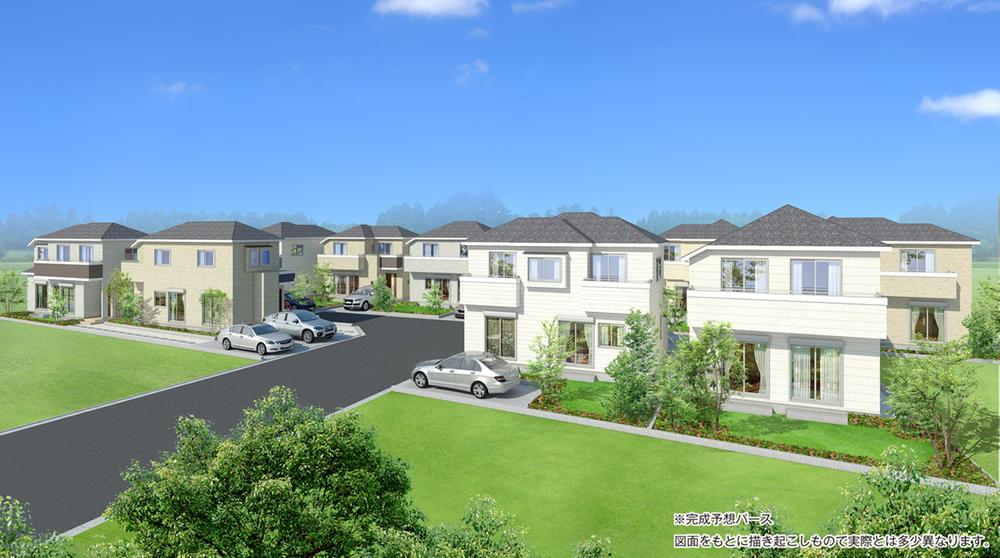 Rendering (appearance). Musashisakai to the Train Station, Using a bicycle or bus, Shopping Ya, Go to commute ( Building) Rendering