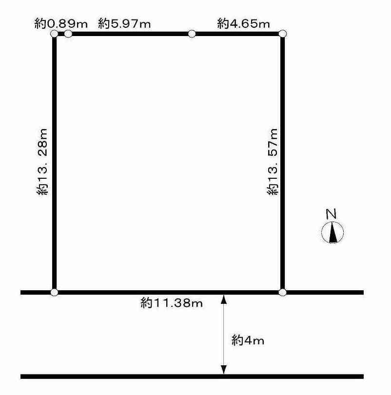 Compartment figure. Land price 33,800,000 yen, Land area 153 sq m