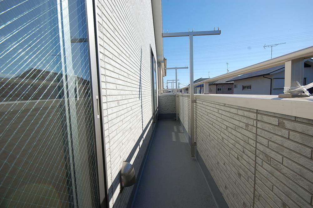 Balcony. Example of construction