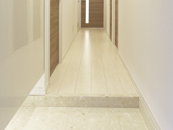 Other.  [Entrance with a foot lighting] Lighting under the shoe box will light gently feet. Adopting the artificial marble on the floor and Agarikamachi.