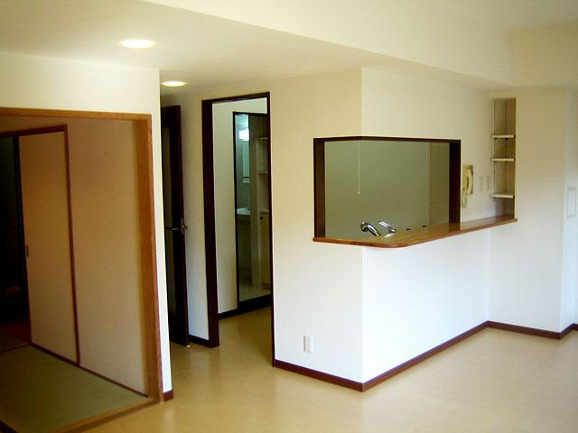 Kitchen. Kitchen from the living room