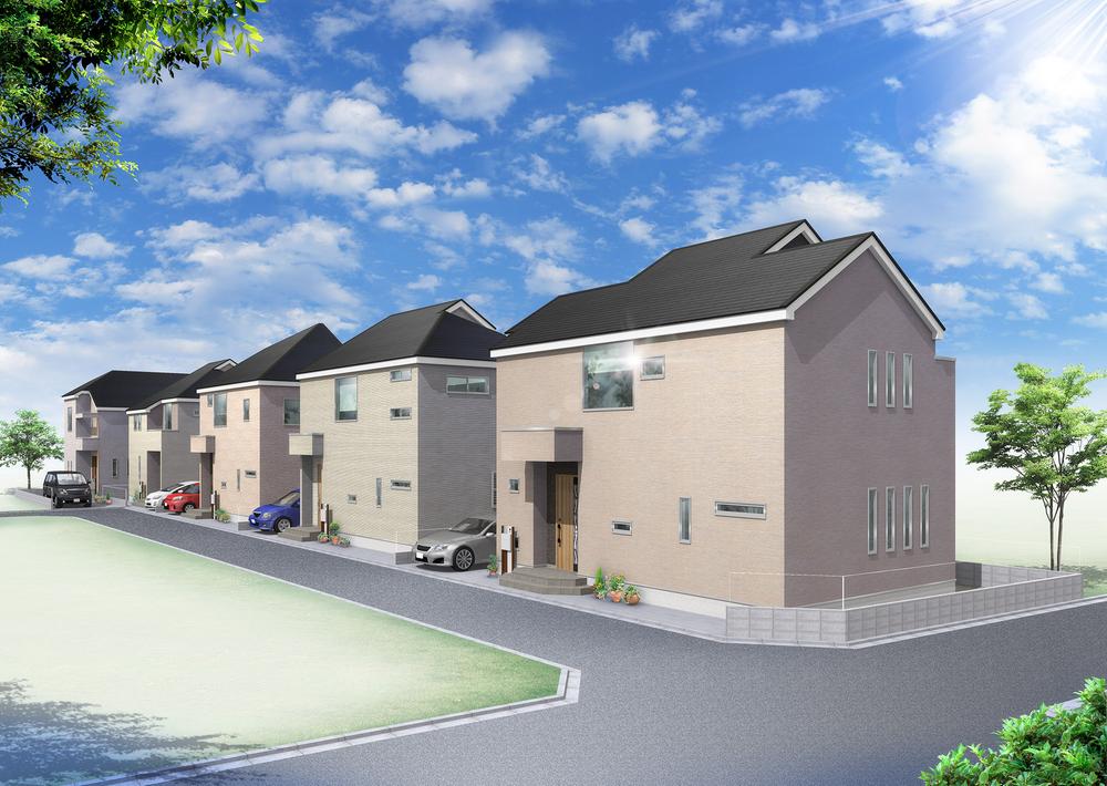 Rendering (appearance). (1 Building ~ 5 Building) Rendering