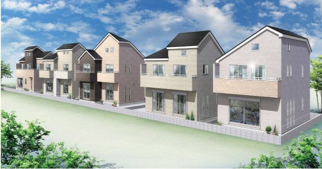 Rendering (appearance). (1 Building ~ 5 Building) Rendering