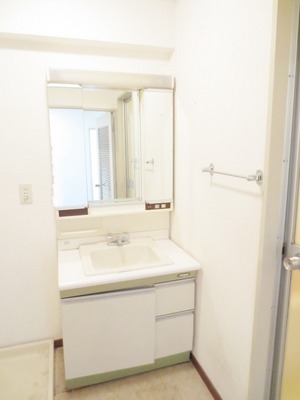 Washroom. Independent wash basin
