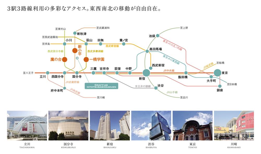 route map. Access to the city is also comfortable.