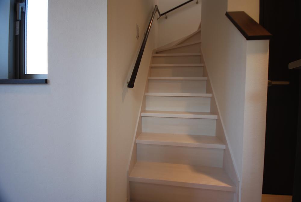 Building plan example (introspection photo). Example of construction ・ Stairs