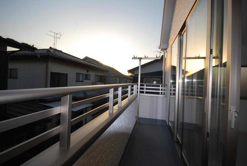 Building plan example (introspection photo). Example of construction ・ balcony