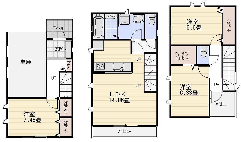 Floor plan. 35 million yen, 3LDK + S (storeroom), Land area 61.24 sq m , Building area 104.14 sq m preview during the reception! □ ◆ Co., the housing market ◆ □
