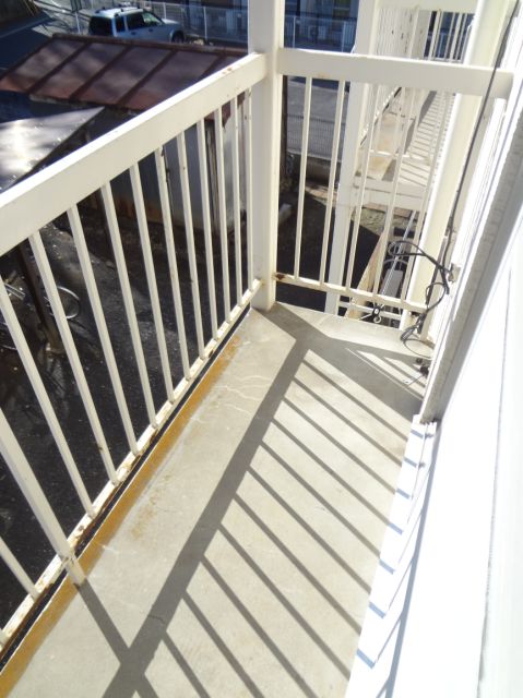 Balcony. It comes with a veranda
