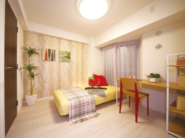 Interior.  [Western-style (2)] Each family, Private room to change to one of their own. To large people is a hobby, The children are learning, Also each day a new tomorrow end here, Also, It begins here.