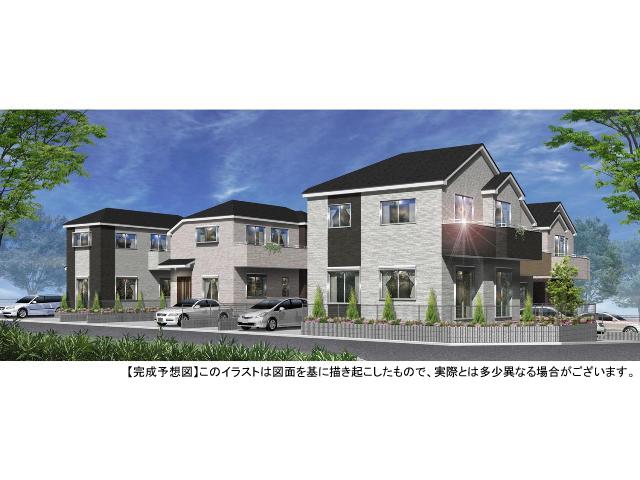 Rendering (appearance). Gurafare Xiaoping Tsuda-cho 3-chome appearance image Perth